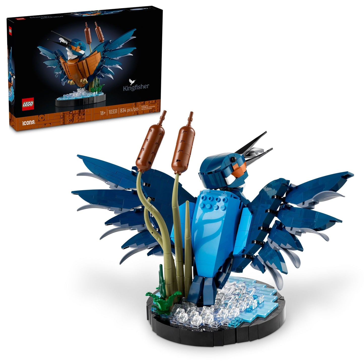 LEGO® Icons Kingfisher Bird Building Set