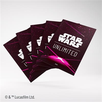 Star Wars: Unlimited - Premium Art Sleeve Card Back Magenta - (Pre-Order)