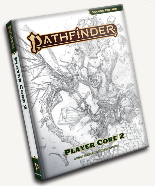 Pathfinder RPG (2E): Pathfinder Player Core 2 - Sketch Cover