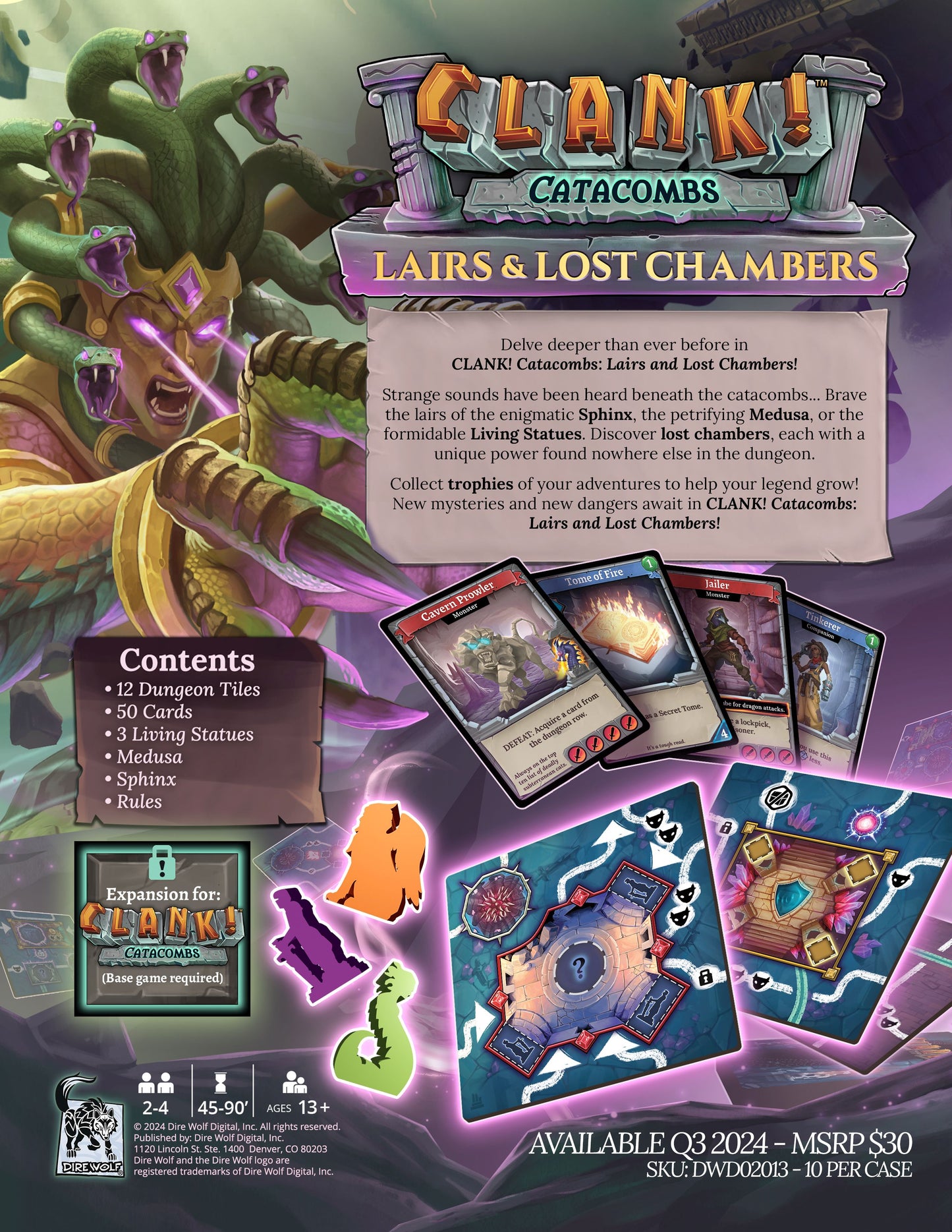 Clank! Catacombs - Lairs & Losts Chambers Expansion