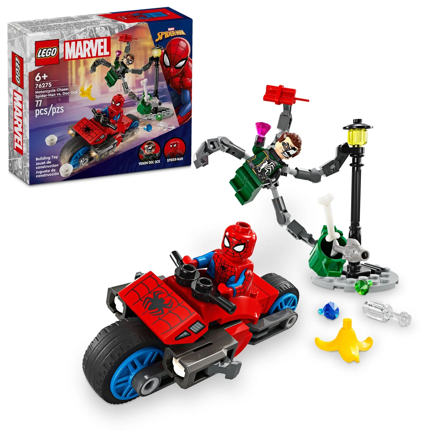 LEGO® Motorcycle Chase: Spider-Man vs. Doc Ock