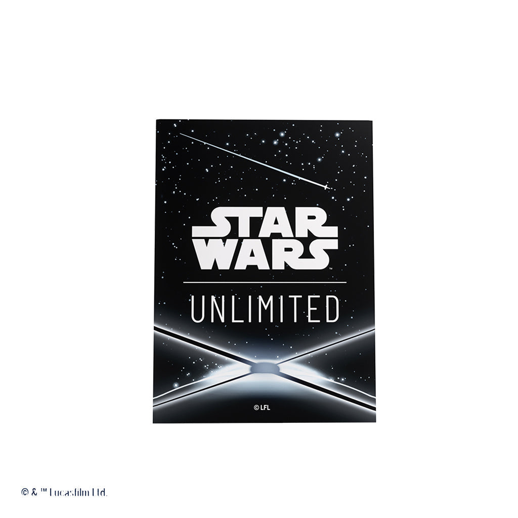 Star Wars: Unlimited Art Sleeves Card Back Black - (Pre-Order)