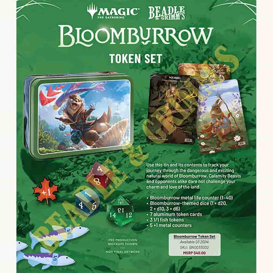 Beadle and Grimm's Magic the Gathering: Bloomburrow Token Set