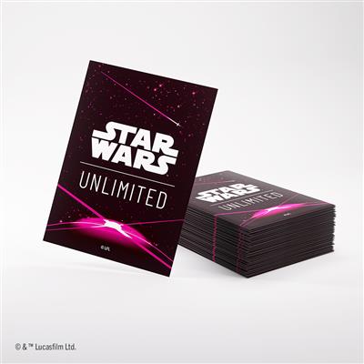 Star Wars: Unlimited - Premium Art Sleeve Card Back Magenta - (Pre-Order)