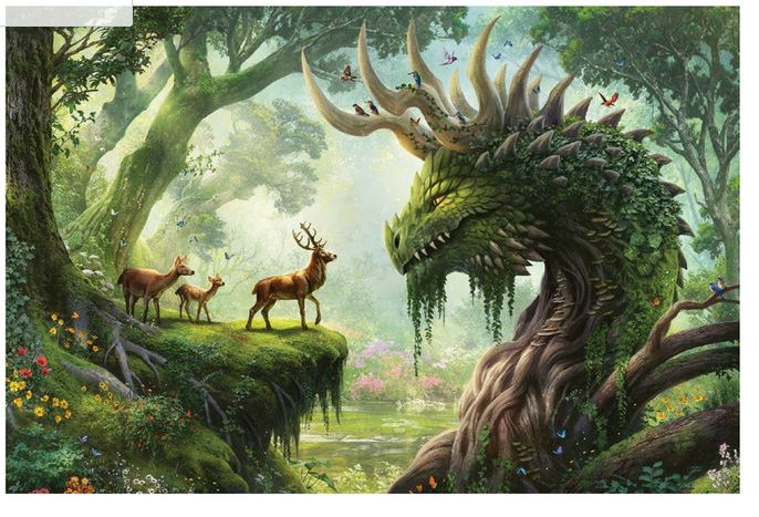 The Forest Dragon Awakes 3000 Pc Puzzle