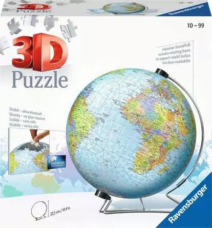 3D Puzzle Ball The Earth - 540 Pieces