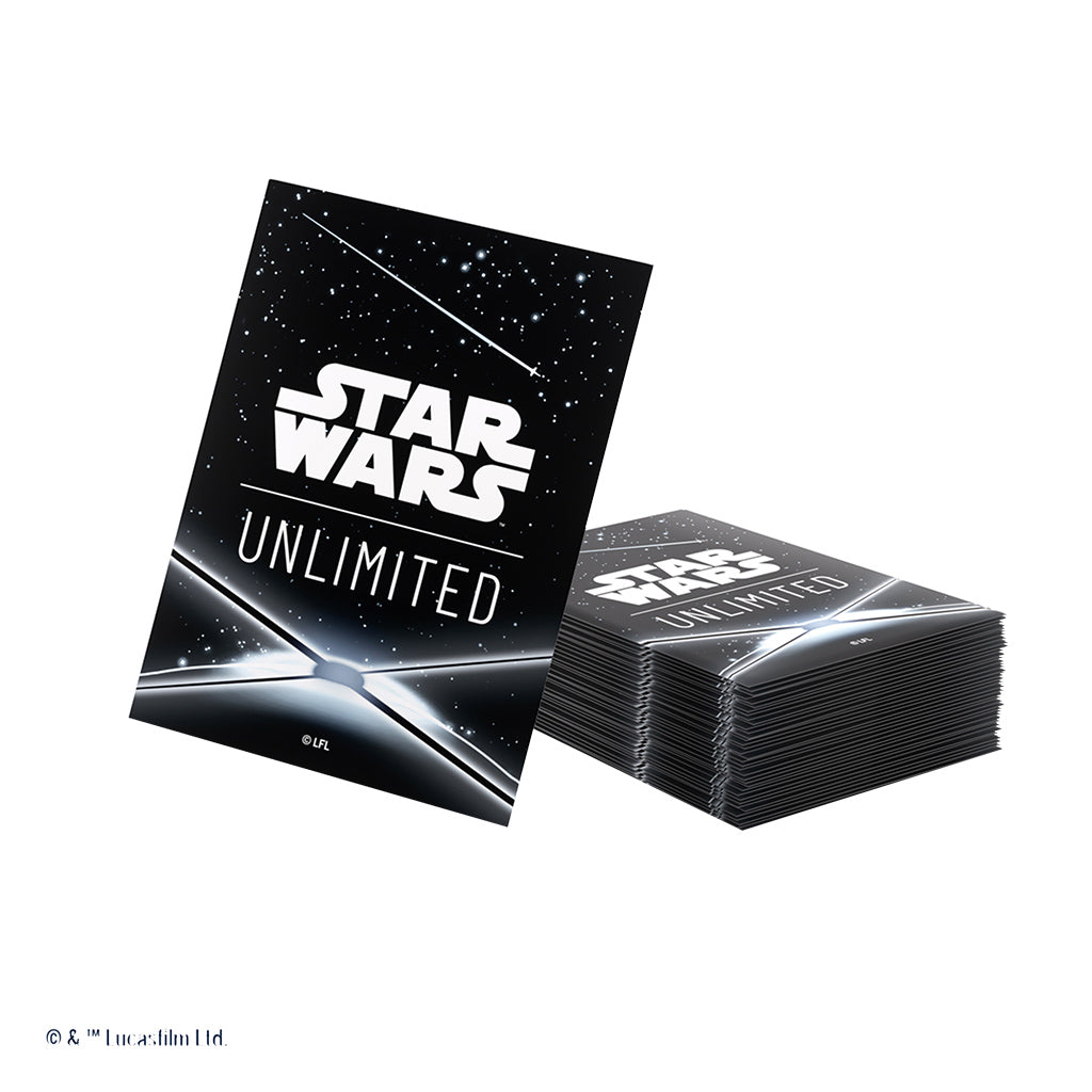 Star Wars: Unlimited Art Sleeves Card Back Black - (Pre-Order)