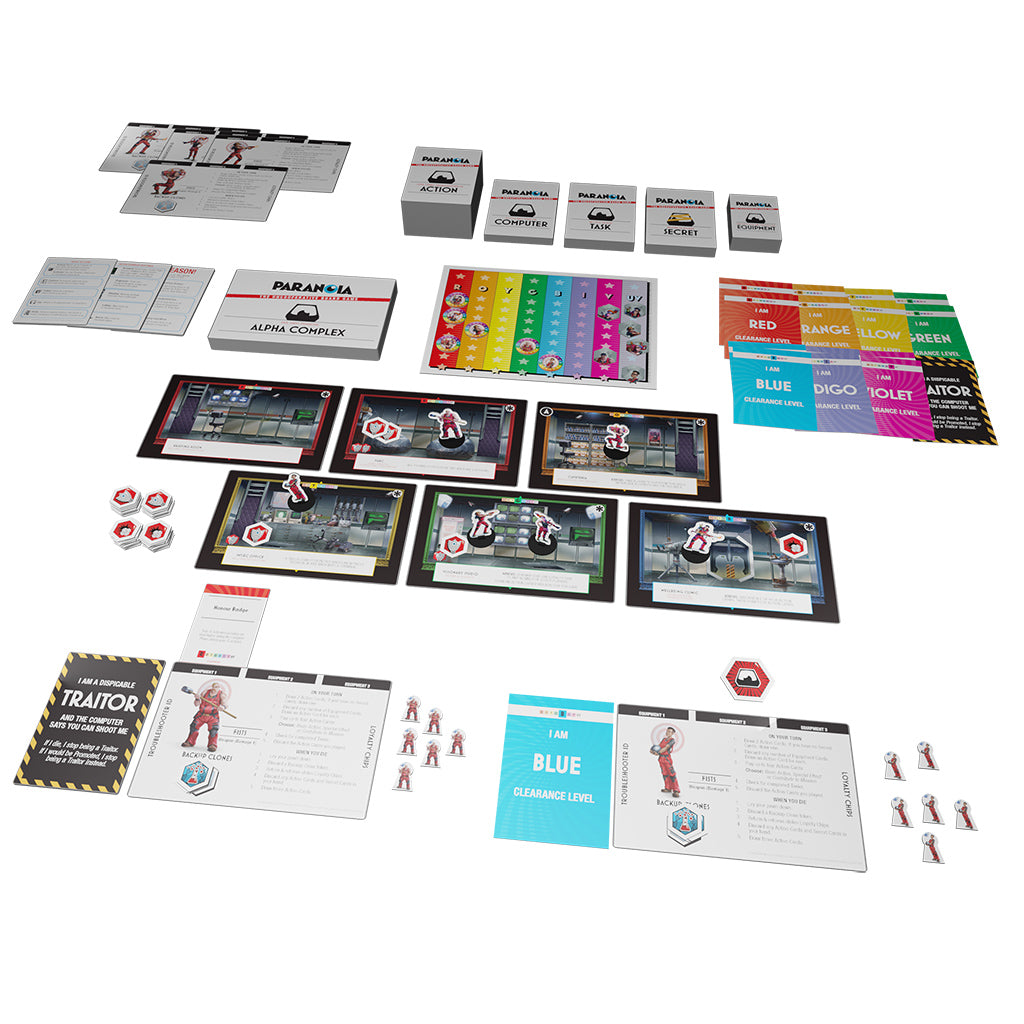 Paranoia The Uncooperative Board Game - (Pre-Order)