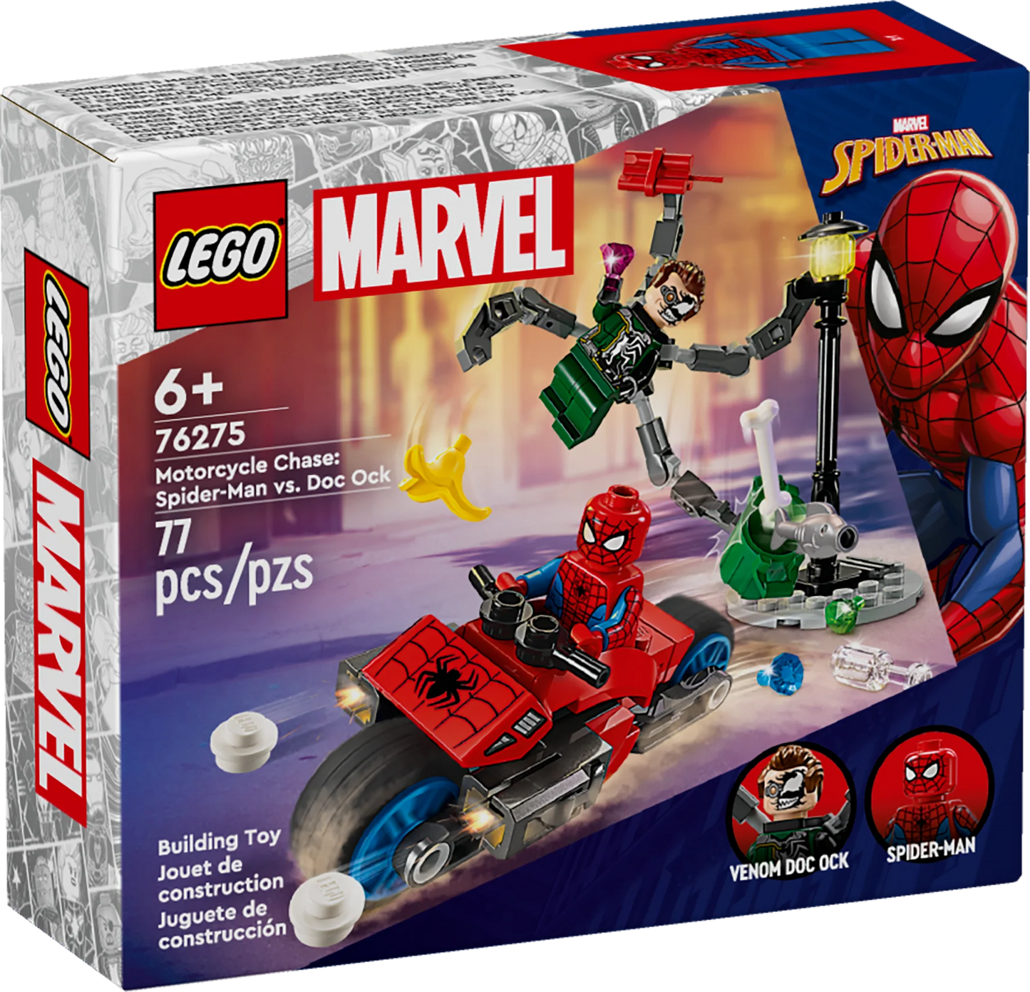 LEGO® Motorcycle Chase: Spider-Man vs. Doc Ock