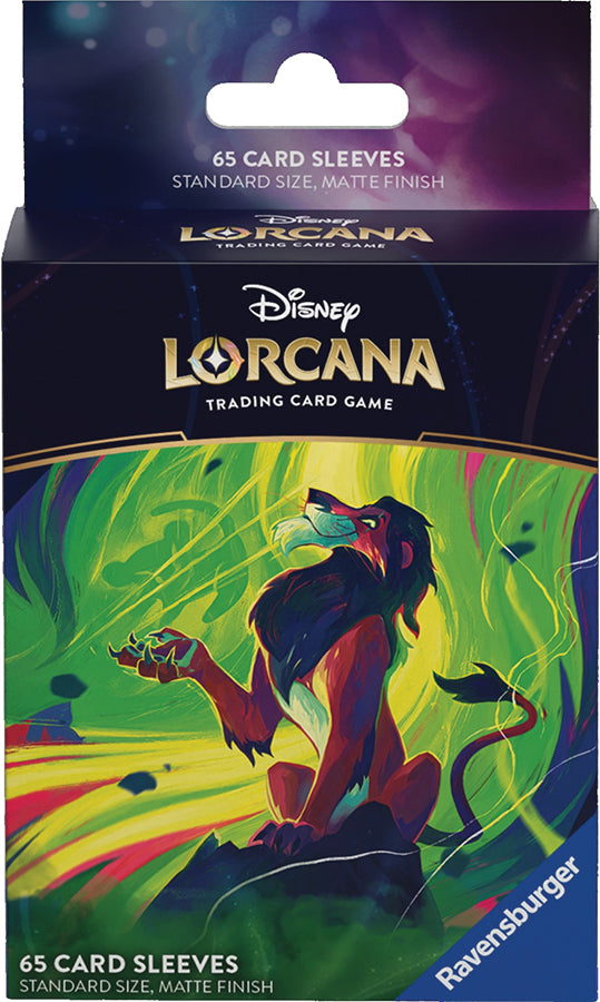 Disney Lorcana TCG: Azurite Sea - Card Sleeves, Scar