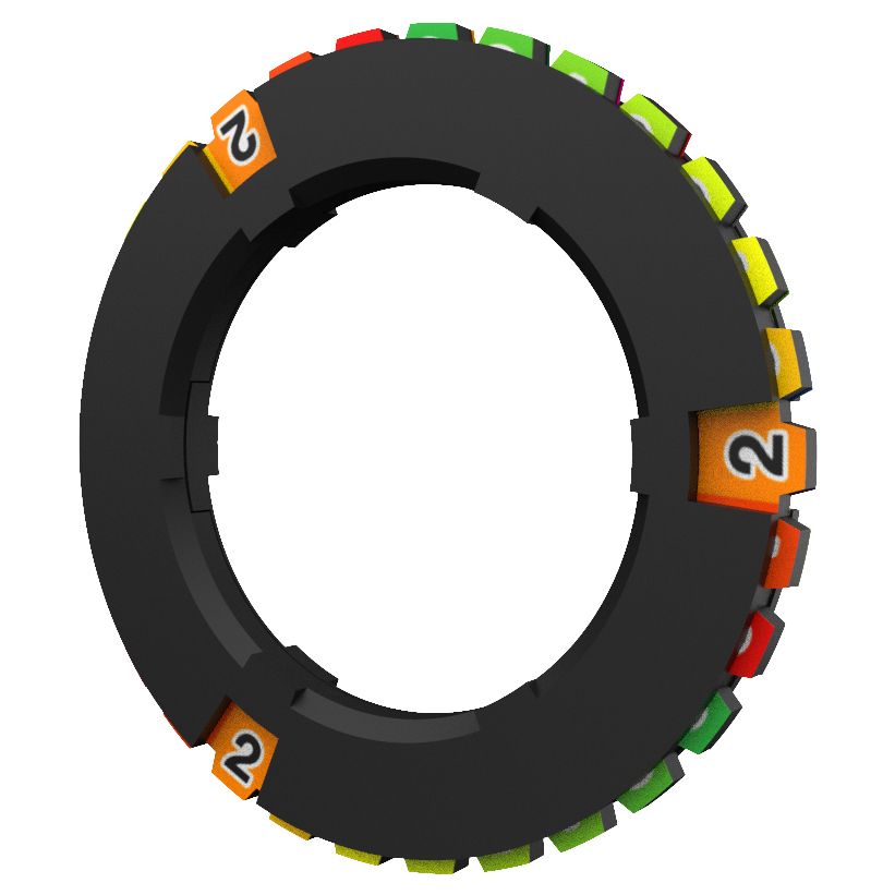 Multi-Ring: Rotating Condition and Health Tracker Rings