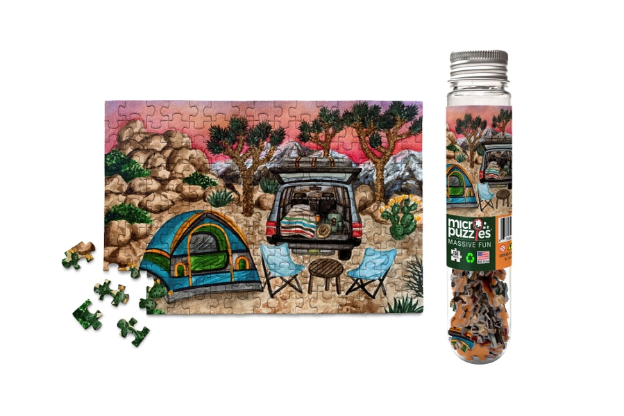 Joshua National Park - Camping Outdoor Jigsaw Puzzle