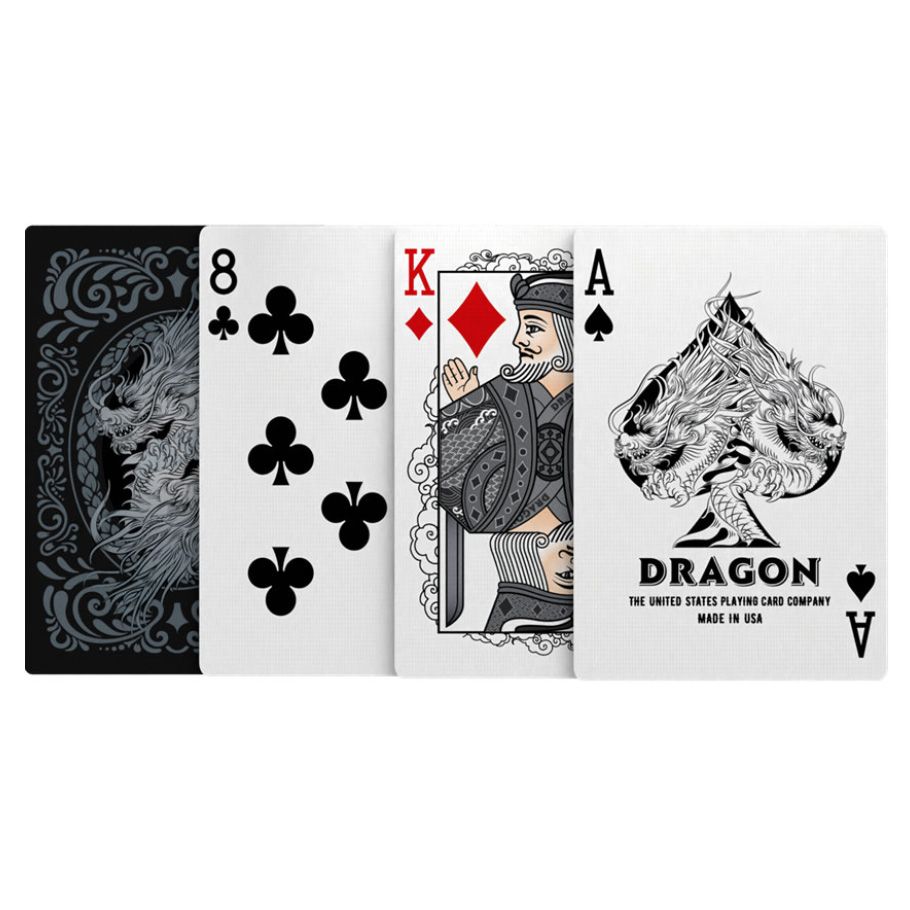 Playing Cards: Bicycle: Dragon Black