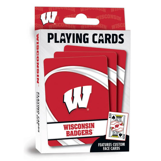 Wisconsin Badgers NCAA Playing Cards