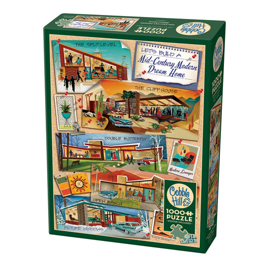 Mid-Century Modern Dream Home 1000pc Puzzle