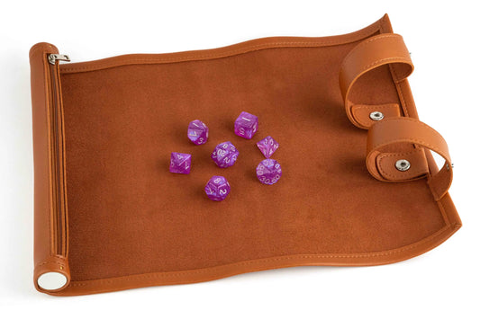 Dice Rolling Scroll - Leather - (Pre-Order)