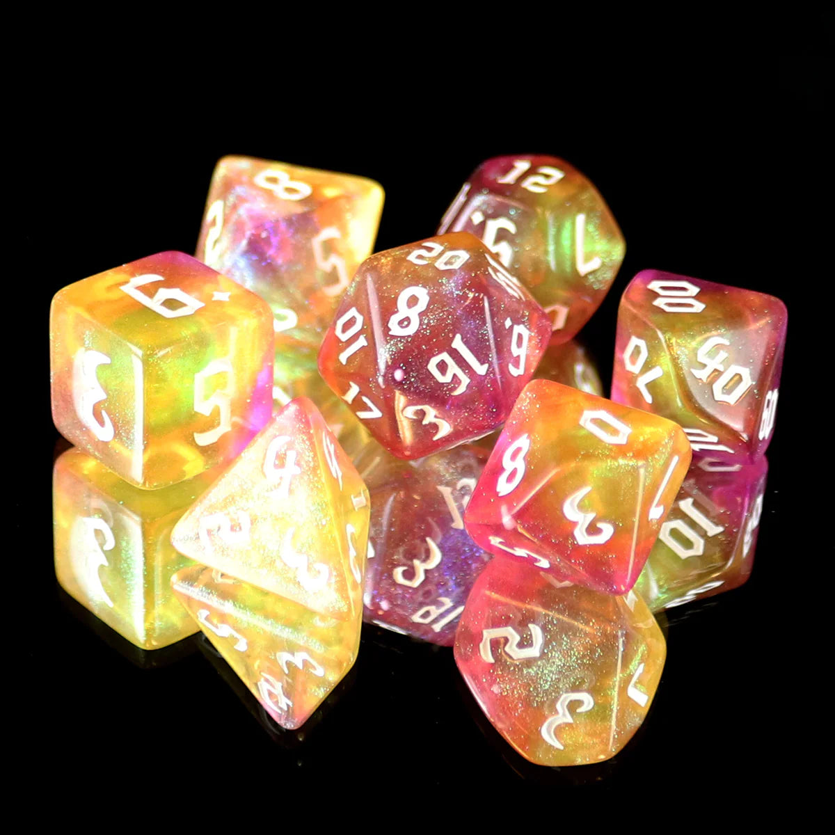 7pc RPG Set - Golden Faith