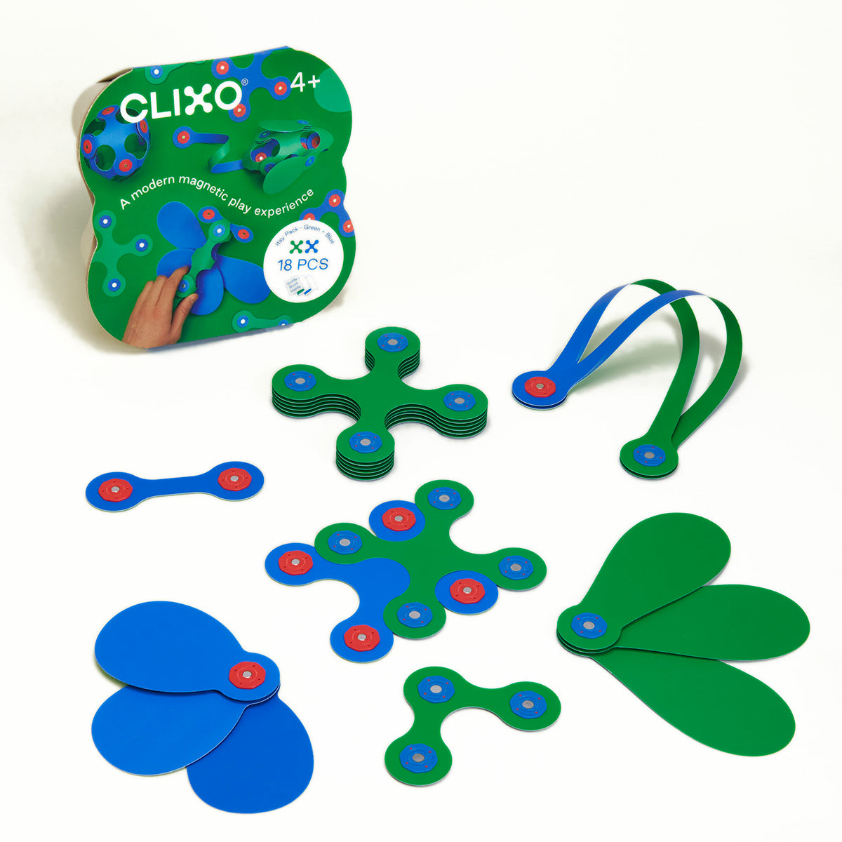 Clixo: Itsy Pack - Blue and Green