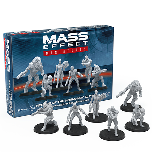 Mass Effect - Heroes of the Normandy Alpha - Resin Collectors Miniatures Set - (Pre-Order)