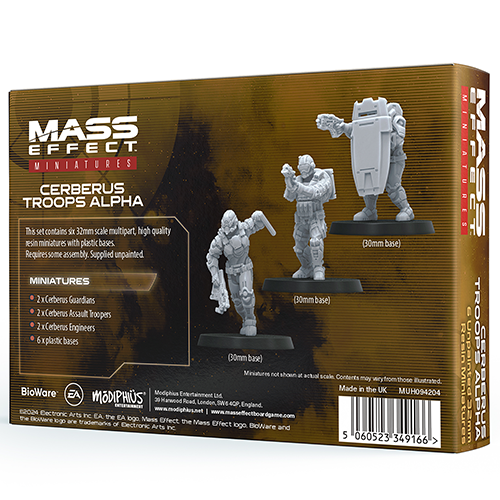 Mass Effect - Priority Threats Beta - Resin Collectors Miniatures Set - (Pre-Order)