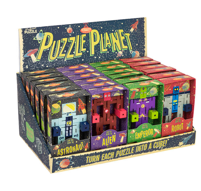 Puzzle Planet Wood Figure Puzzles