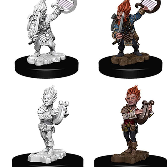 Pathfinder: Deep Cuts Unpainted Miniatures -W5-Male Gnome Bard