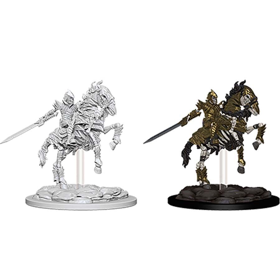 Pathfinder: Deep Cuts Unpainted Miniatures -W5-Skeleton Knght And Horse