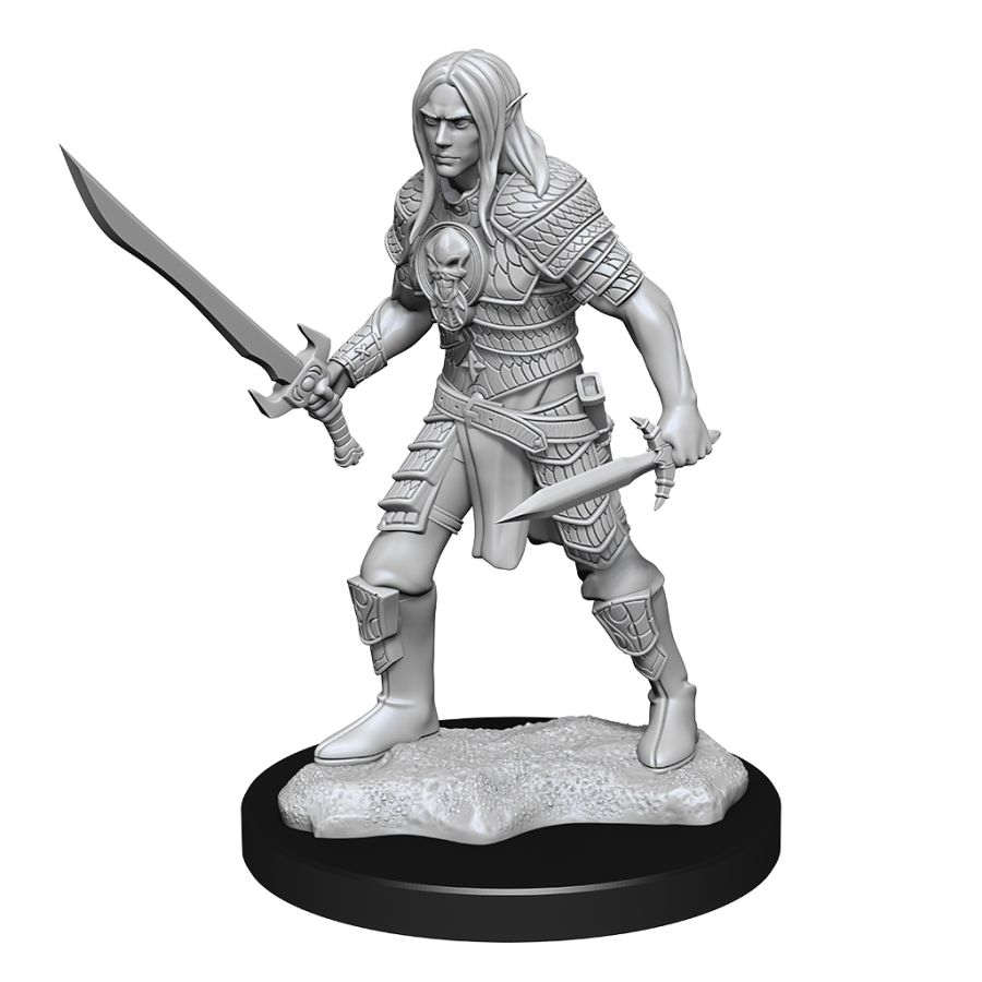 Pathfinder: Deepcuts Unpainted Miniatures: W13 Male Elf Fighter