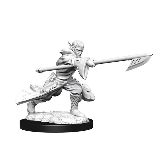 Magic The Gathering Unpainted Miniatures: W01 Joraga Warcaller And Joraga Treespeaker (Elves)