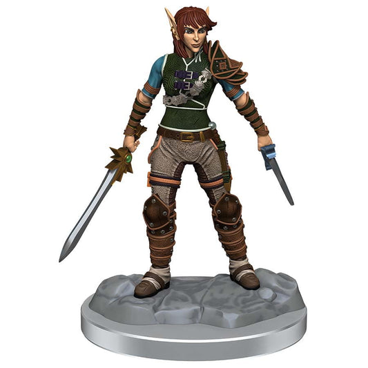 Dungeons And Dragons Nolzur'S Marvelous Miniatures: W19 Elf Rogue & Half-Elf Rogue Protege