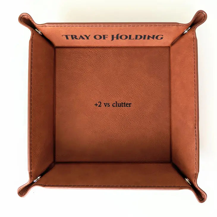 Tray of Holding - Vegan Leather Catchall Rolling Tray