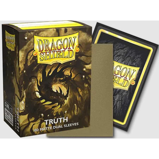 Dragon Shield Sleeves - Matte Dual Golden Gleam Metallic - Truth (Box of 100)