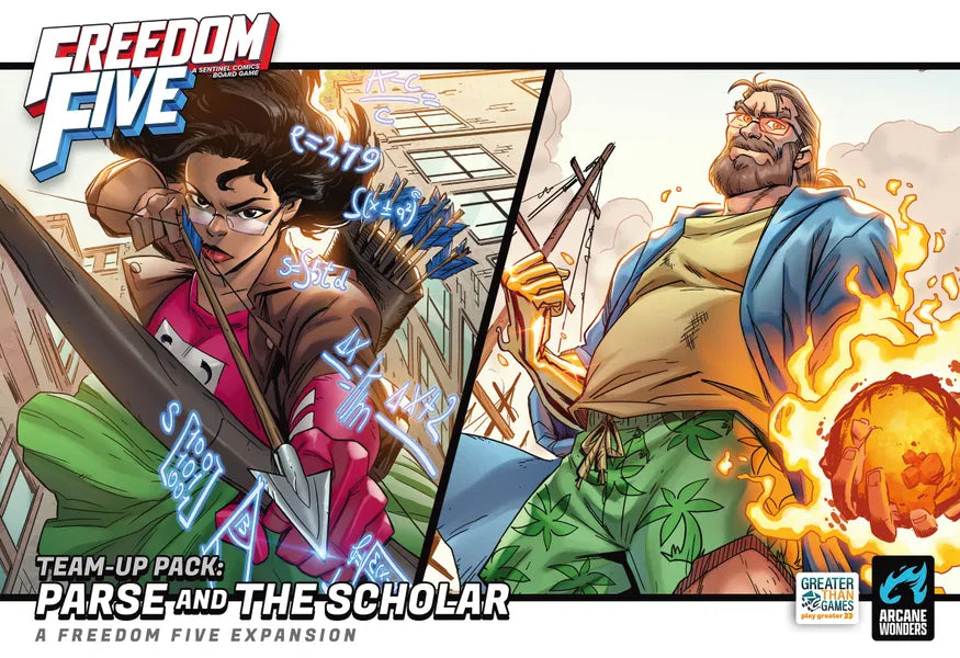 Freedom Five - Team-Up Pack - Parse & The Scholar - (Pre-Order)