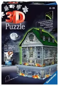 Haunted House-Night Ed. 3D Puzzle (216 Pc)