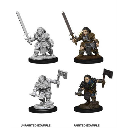 Pathfinder: Deep Cuts Unpainted Miniatures -W8-Female Dwarf Barbarian