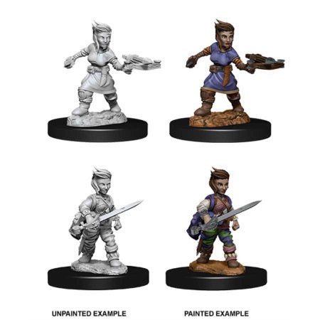 Pathfinder: Deep Cuts Unpainted Miniatures -W8-Female Halfling Rogue