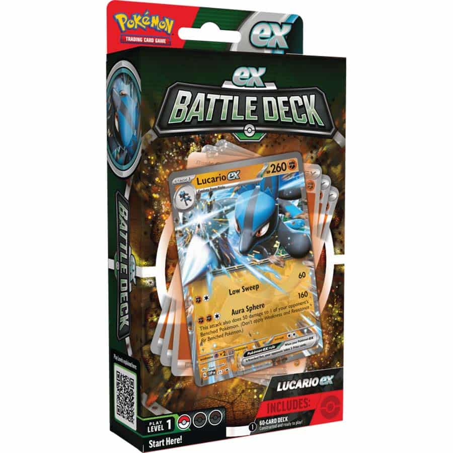 Pokemon TCG - Battle Deck - Ampharos Ex and Lucario Ex