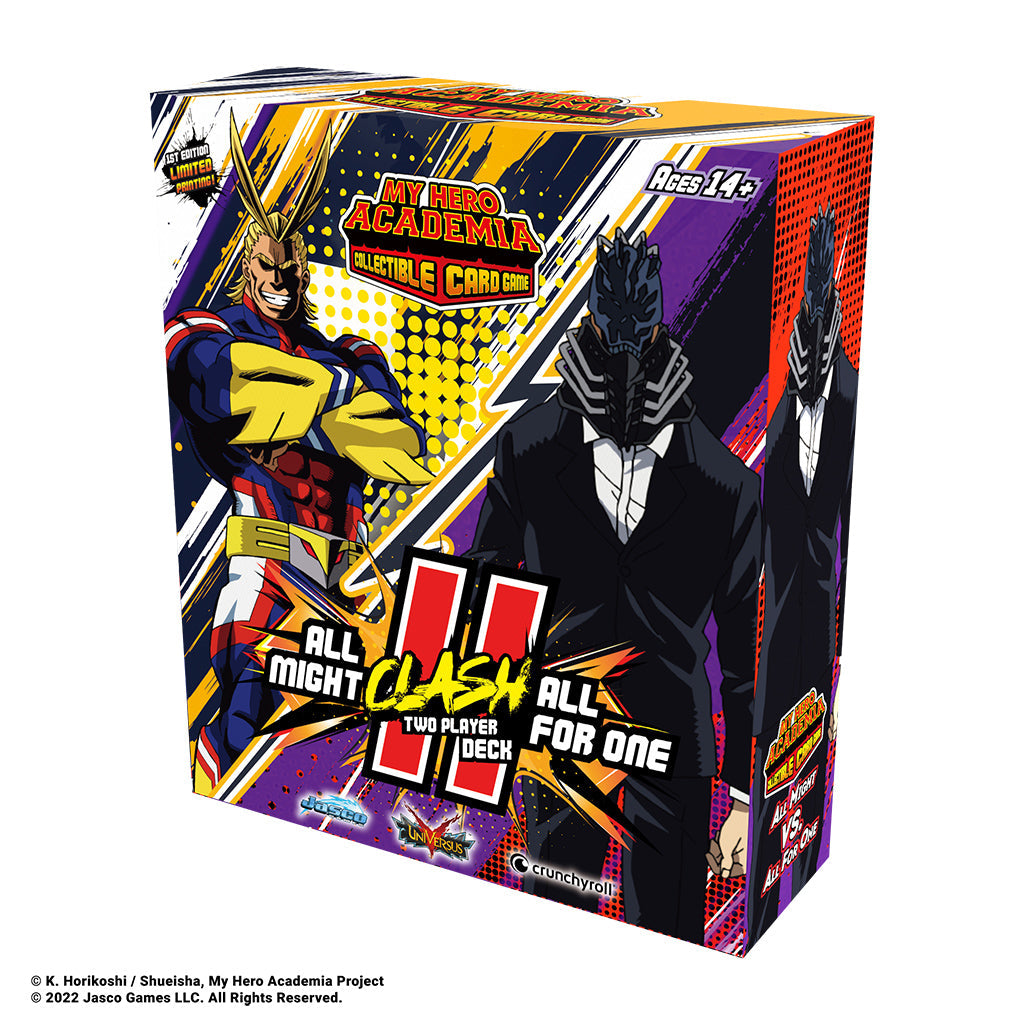 My Hero Academia CCG - League of Villains - All Might Vs All for One 2 Player Clash Deck