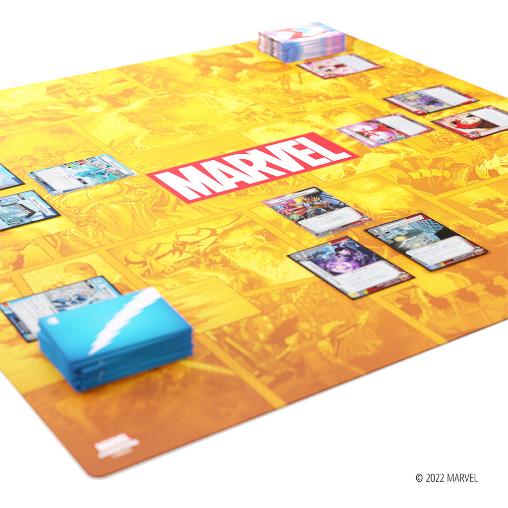 Marvel Champions Game Mat XL - Marvel Orange