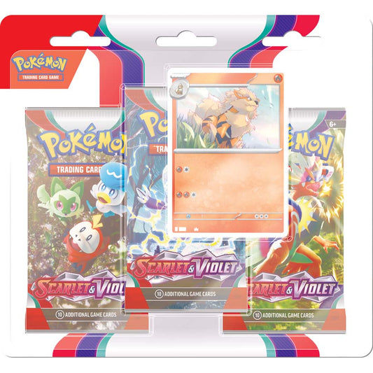 Pokemon TCG - Scarlet and Violet Three-Booster Blister - (Pre-Order)