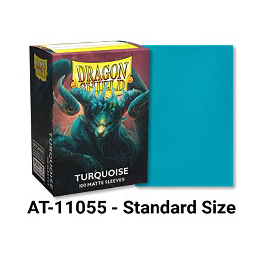 Dragon Shield Sleeves - Matte - Player's Choice - Turquoise  (Box of 100)