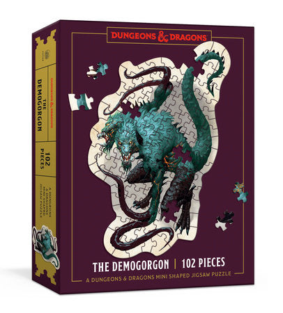 Dungeons & Dragons Mini Shaped Jigsaw Puzzle: The Demogorgon Edition - (Pre-Order)