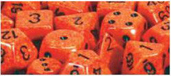 D6 -- 12Mm Speckled Dice, Fire, 36Ct - Boardlandia