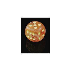 D10 Ghostly Glow Dice, Orange/Yellow 10Ct - Boardlandia