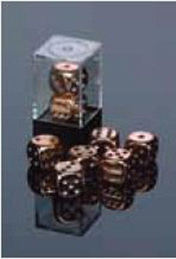 D6 -- 16Mm Metallic Dice, Copper, 2Ct - Boardlandia