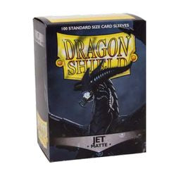 Dragon Shield Sleeves: Matte Jet (Box Of 100)