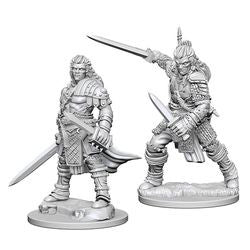 Pathfinder: Deep Cuts Unpainted Miniatures - Human Male Fighter - Boardlandia