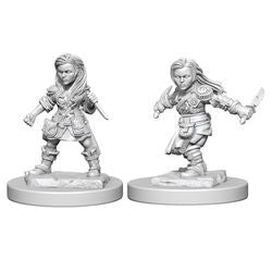 Dungeons & Dragons: Nolzur's Marvelous Unpainted Miniatures - Halfling Female Rogue - Boardlandia