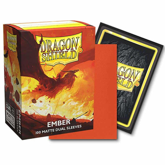 Dragon Shield Sleeves - Matte Dual - Ember (Box of 100)