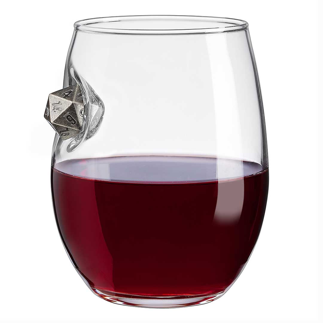 D20 Wine Glass